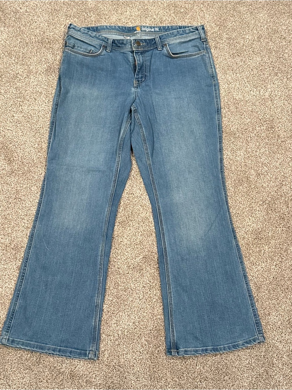 Women’s Carhartt Bootcut Jeans - Original Fit 14 Short